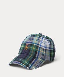 【POLO RALPH LAUREN】 カモ柄キャップ（ヘリンボーン生地） セール】カモ ヘリンボーン ボール キャップ（キャップ）｜POLO