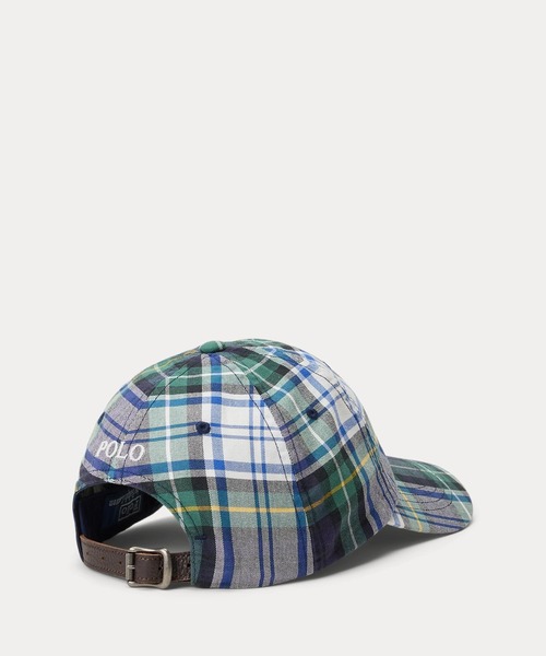 POLO by RALPH LAUREN チェック柄 ベースボールキャップ POLO by RALPH LAUREN チェック柄 ベースボールキャップ