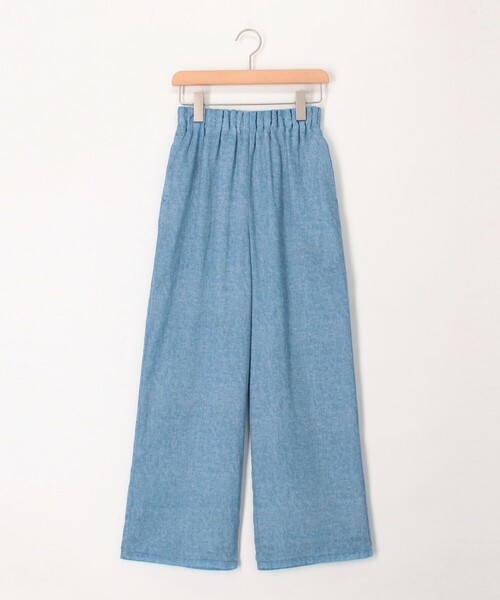 MICO COULIER（ミコクリエ）の「VINTAGE DENIMプリント ギャザーヨークパンツ（その他パンツ・レディース・サックスブルー/インディゴブルー・36/38）」の15枚目の写真