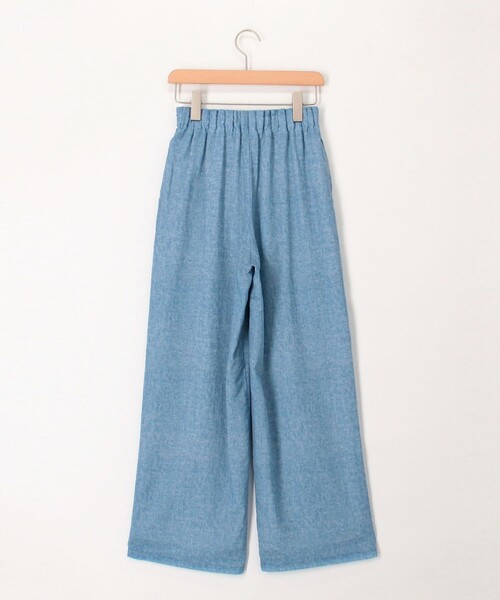 MICO COULIER（ミコクリエ）の「VINTAGE DENIMプリント ギャザーヨークパンツ（その他パンツ・レディース・サックスブルー/インディゴブルー・36/38）」の16枚目の写真