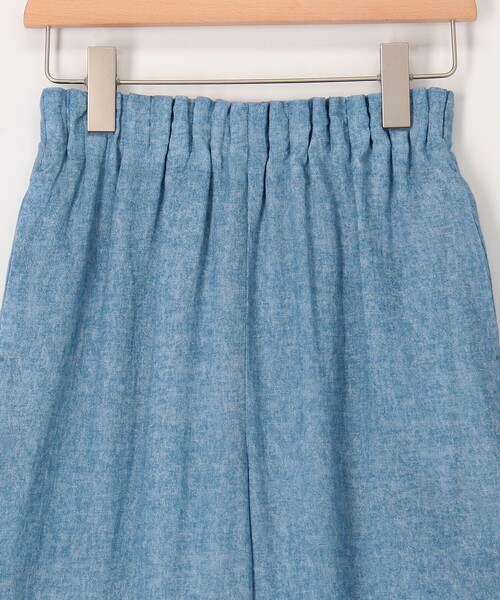 MICO COULIER（ミコクリエ）の「VINTAGE DENIMプリント ギャザーヨークパンツ（その他パンツ・レディース・サックスブルー/インディゴブルー・36/38）」の17枚目の写真