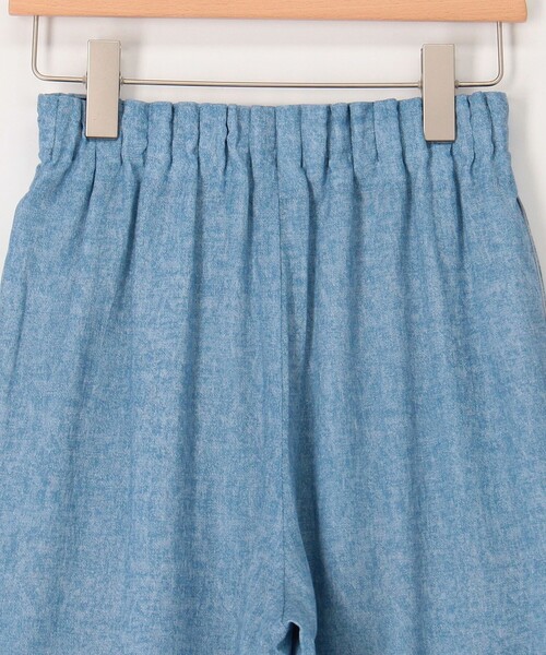 MICO COULIER（ミコクリエ）の「VINTAGE DENIMプリント ギャザーヨークパンツ（その他パンツ・レディース・サックスブルー/インディゴブルー・36/38）」の18枚目の写真