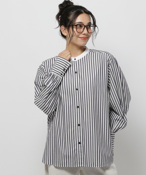 セール】マーセ衿2WAYシャツ（シャツ/ブラウス）｜niko and