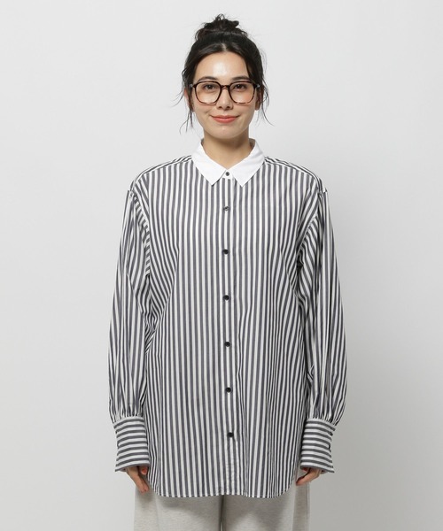 セール】マーセ衿2WAYシャツ（シャツ/ブラウス）｜niko and