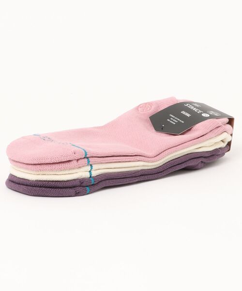 STANCE（スタンス）の「【STANCE/スタンス】スニーカーソックス3足セット / ギフトにも最適！ /　ICON LOW TAB 3 PACK（ソックス/靴下・メンズ・ブラック×ブラック/ブラック/ホワイト系その他/ホワイト/ピンク・LARGE/SMALL）」の15枚目の写真