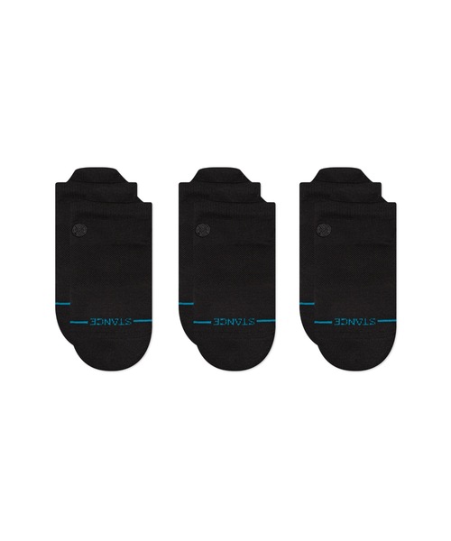 STANCE（スタンス）の「【STANCE/スタンス】スニーカーソックス3足セット / ギフトにも最適！ /　ICON LOW TAB 3 PACK（ソックス/靴下・メンズ・ブラック×ブラック/ブラック/ホワイト系その他/ホワイト/ピンク・LARGE/SMALL）」の4枚目の写真
