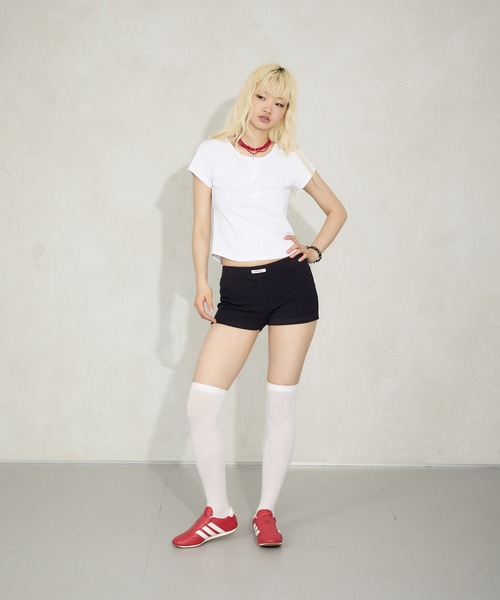 セール】BACK PRINT HENRY TOP（Tシャツ/カットソー）｜FTW