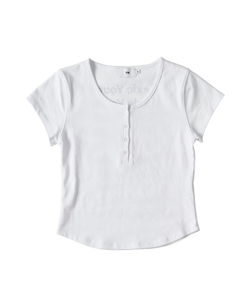 セール】BACK PRINT HENRY TOP（Tシャツ/カットソー）｜FTW