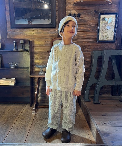 FITH（フィス）の「Pile Knit Sweater（スウェット・キッズ・ホワイト・145/135）」の4枚目の写真