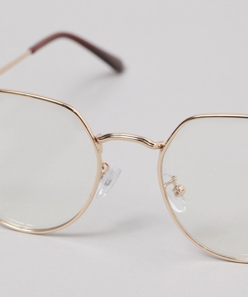 JEANASIS（ジーナシス）の「【Casselini】クラシックラウンドグラス/571283（メガネ・レディース・クリア/ブラウン・FREE）」の5枚目の写真