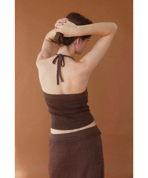 2025Summer Collection アリシアスタン ホルダーネックトップ 2025Summer Collection アリシアスタン ホルダーネックトップ