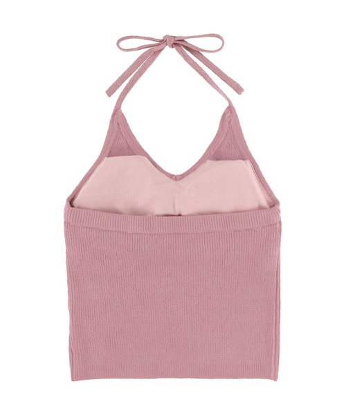 アリシアスタン　キャミソール セール】Halter Neck Knit Top /ホルダーネックニットキャミ
