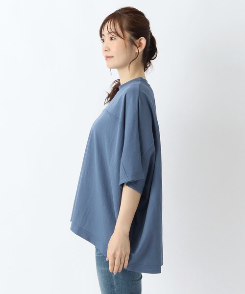 one'sterrace(ワンズテラス)の「接触冷感 切替ドルマンプルオーバー(Tシャツ/カットソー・レディース・ベージュ系その他7/ブラック系8/ブルー系その他7・02)」の17枚目の写真