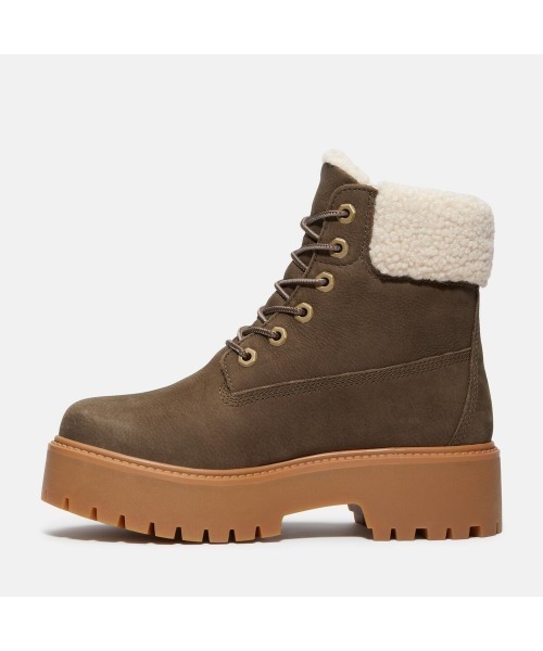 Timberland（ティンバーランド）の「ストーン ストリート ウォームラインド ウォータープルーフ ブーツ レディース（ブーツ・レディース・ダークブラウン・22.5cm/23.0cm/23.5cm/24.0cm/24.5cm/25.0cm/25.5cm）」の6枚目の写真