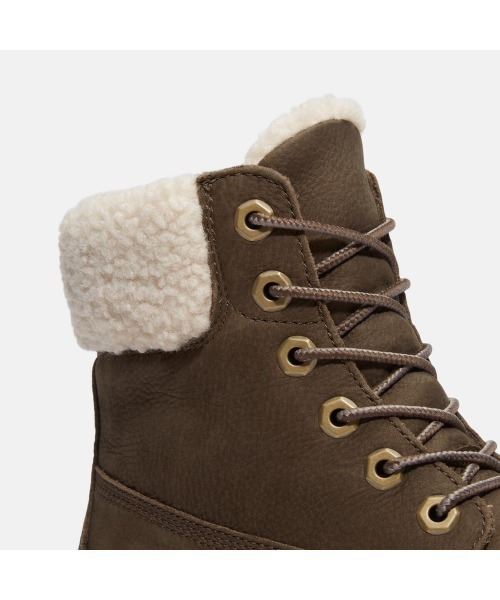 Timberland（ティンバーランド）の「ストーン ストリート ウォームラインド ウォータープルーフ ブーツ レディース（ブーツ・レディース・ダークブラウン・22.5cm/23.0cm/23.5cm/24.0cm/24.5cm/25.0cm/25.5cm）」の3枚目の写真