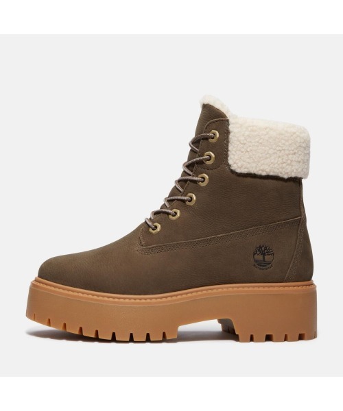Timberland（ティンバーランド）の「ストーン ストリート ウォームラインド ウォータープルーフ ブーツ レディース（ブーツ・レディース・ダークブラウン・22.5cm/23.0cm/23.5cm/24.0cm/24.5cm/25.0cm/25.5cm）」の9枚目の写真
