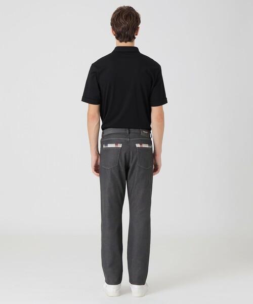 BLACK LABEL CRESTBRIDGE(ブラックレーベル・クレストブリッジ)の「ダブルフェイスクレストブリッジチェックデニムパンツ(デニムパンツ・メンズ・ブルー/チャコールグレー・XL/L/M/S)」の5枚目の写真