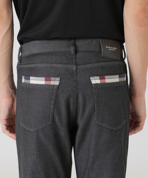 BLACK LABEL CRESTBRIDGE(ブラックレーベル・クレストブリッジ)の「ダブルフェイスクレストブリッジチェックデニムパンツ(デニムパンツ・メンズ・ブルー/チャコールグレー・XL/L/M/S)」の7枚目の写真