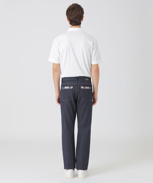 BLACK LABEL CRESTBRIDGE(ブラックレーベル・クレストブリッジ)の「ダブルフェイスクレストブリッジチェックデニムパンツ(デニムパンツ・メンズ・ブルー/チャコールグレー・XL/L/M/S)」の16枚目の写真