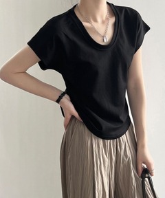 セール】《追加》LINEN COTTON Tシャツ（Tシャツ/カットソー）｜Plage