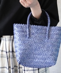 【新品未使用】カゴ風バッグ　生成り×パープル 新品未使用】カゴ風バッグ 生成り×パープル 楽天市場】パープル