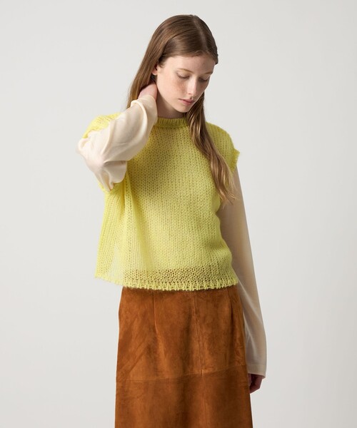 セール】＜Steven Alan＞モヘヤ ミックス ニット ベスト（ベスト