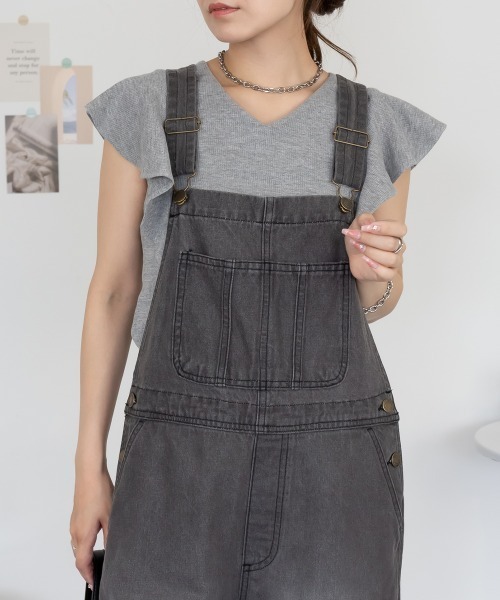 RCD(アールシーディー)の「フレアーフレンチスリーブTシャツ(Tシャツ/カットソー・レディース・ブラック/チャコールグレー/ホワイト/杢グレー・3L/4L/L/LL/M)」の5枚目の写真