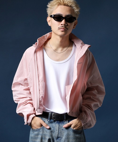 セール】スリーブシアリングウィンドブレーカー（ナイロンジャケット