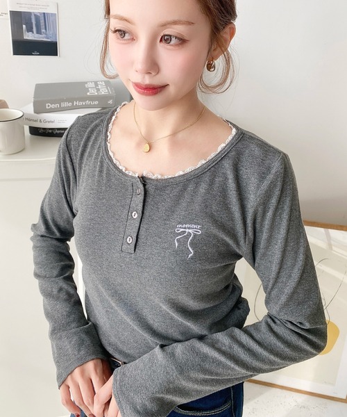 RRL 星柄 ヘンリーネック長袖カットソー L 楽天市場】RRL ヘンリーネック（Tシャツ・カットソー｜トップス