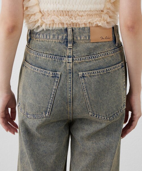 mline（エムライン）の「[mline]ダメージオーバーデニム（デニムパンツ・レディース・ブルー・2/1）」の15枚目の写真