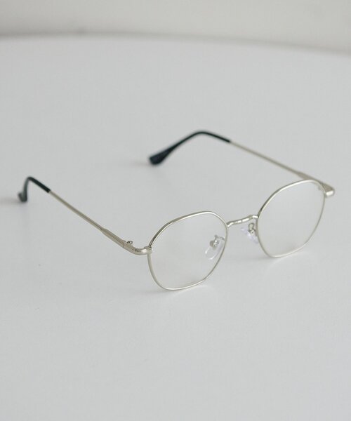 ユニセックス】メタルフレームオクタゴンサングラス（サングラス