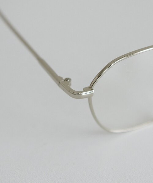 DISCOAT（ディスコート）の「【ユニセックス】メタルフレームオクタゴンサングラス（サングラス・レディース・ブラウン/ダークブルー/クリア・FREE）」の5枚目の写真