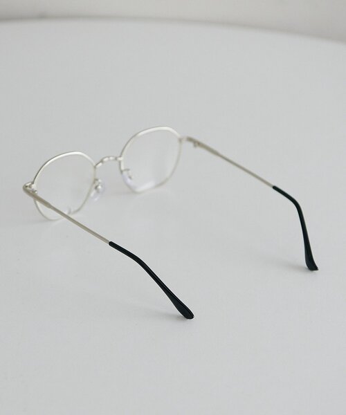 DISCOAT（ディスコート）の「【ユニセックス】メタルフレームオクタゴンサングラス（サングラス・レディース・ブラウン/ダークブルー/クリア・FREE）」の7枚目の写真