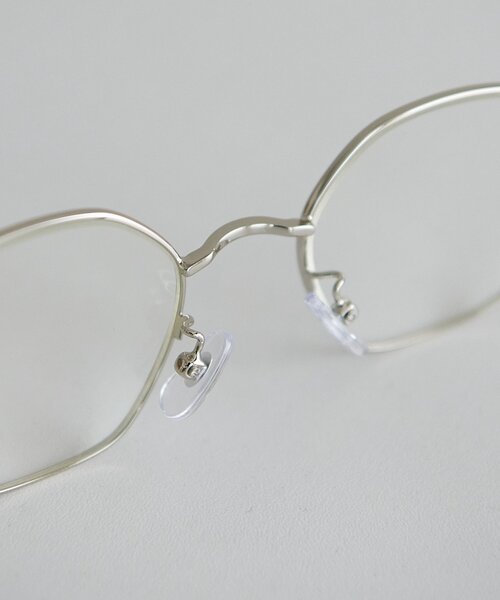 DISCOAT（ディスコート）の「【ユニセックス】メタルフレームオクタゴンサングラス（サングラス・レディース・ブラウン/ダークブルー/クリア・FREE）」の8枚目の写真