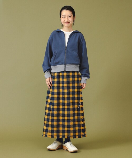 BEAMS BOY（ビームスボーイ）の「【2/5再値下げ】セーラー スウェット フルジップ（パーカー・レディース・ナチュラル/ブルー・ONE SIZE）」の3枚目の写真