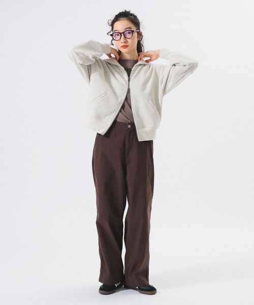 BEAMS BOY（ビームスボーイ）の「【2/5再値下げ】セーラー スウェット フルジップ（パーカー・レディース・ナチュラル/ブルー・ONE SIZE）」の6枚目の写真