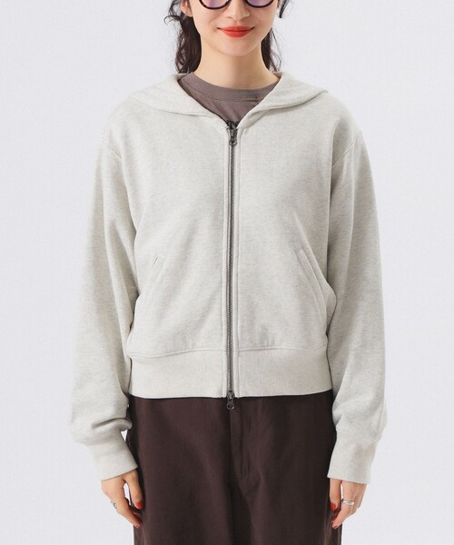 BEAMS BOY（ビームスボーイ）の「【2/5再値下げ】セーラー スウェット フルジップ（パーカー・レディース・ナチュラル/ブルー・ONE SIZE）」の10枚目の写真