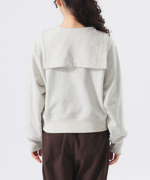 BEAMS BOY（ビームスボーイ）の「【2/5再値下げ】セーラー スウェット フルジップ（パーカー・レディース・ナチュラル/ブルー・ONE SIZE）」の12枚目の写真