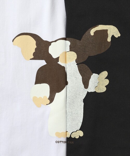 cotton pan（コットンパン）の「COTTON PAN/コットンパン ギズモ フロントプリントTシャツ / CP25SS-FH008（Tシャツ/カットソー・メンズ・ブラック/ホワイト・M/L）」の3枚目の写真