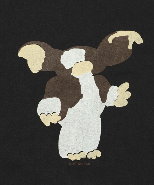 cotton pan（コットンパン）の「COTTON PAN/コットンパン ギズモ フロントプリントTシャツ / CP25SS-FH008（Tシャツ/カットソー・メンズ・ブラック/ホワイト・M/L）」の8枚目の写真