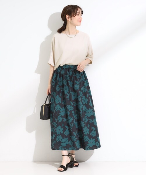 DRESKIP（ドレスキップ）の「【洗濯後しわになりにくい】さらっとタッチの 5分袖ドルマンブラウス（シャツ/ブラウス・レディース・チャコールグレー/ダークブラウン/ナチュラル/イエロー/オレンジ・00）」の16枚目の写真