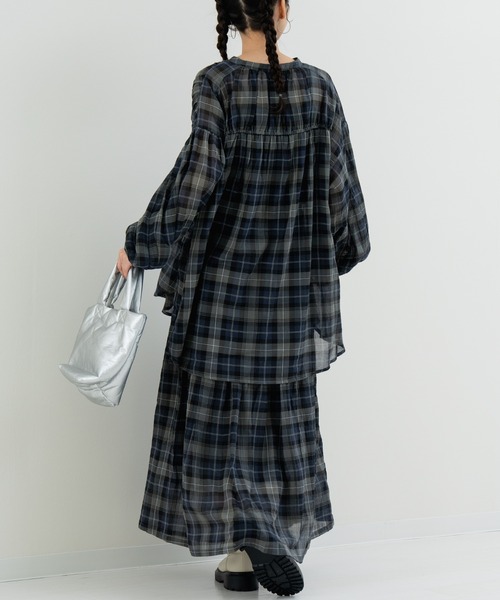 refinedworks(リファインドワークス)の「【refinedworks】秋の先取り チェック柄 シャツ(シャツ/ブラウス・レディース・グレー/イエロー/グリーン・FREE)」の17枚目の写真