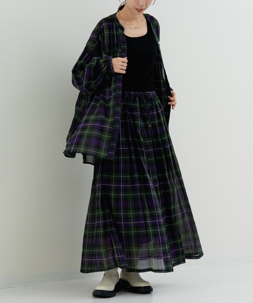 refinedworks(リファインドワークス)の「【refinedworks】秋の先取り チェック柄 シャツ(シャツ/ブラウス・レディース・グレー/イエロー/グリーン・FREE)」の19枚目の写真