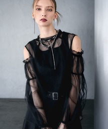 HARE | 【百田夏菜子着用/OCCASION SERIES】2WAYオフショルシアートップス(HARE)(Tシャツ/カットソー)