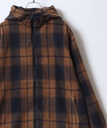 ANPAS(ApX)Ombre Check Flannel Full Zip Hoodie/Iu`FbN lVc tWbvp[J[ Y fB[X(u])