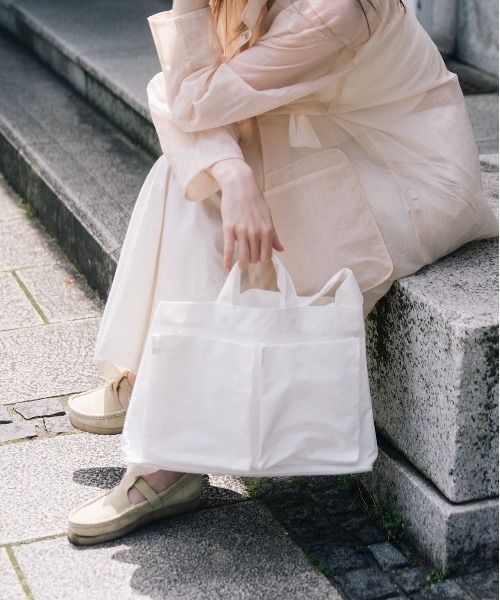 セール】【LA PEAU DE GEM】GEM KNOT SHOLDER TOTE BAG/ジェム