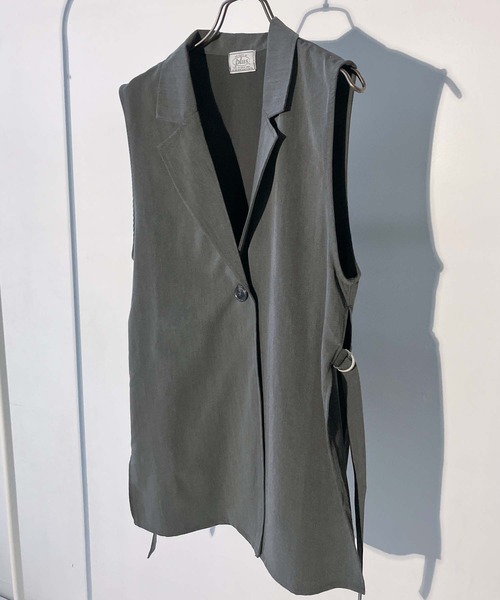 【未使用定価2.7万円】アズノウアズ マストハブ ジャケット 大きいサイズ AS KNOW AS plus（アズノゥアズプラス）の「♪スウェード サイドライン