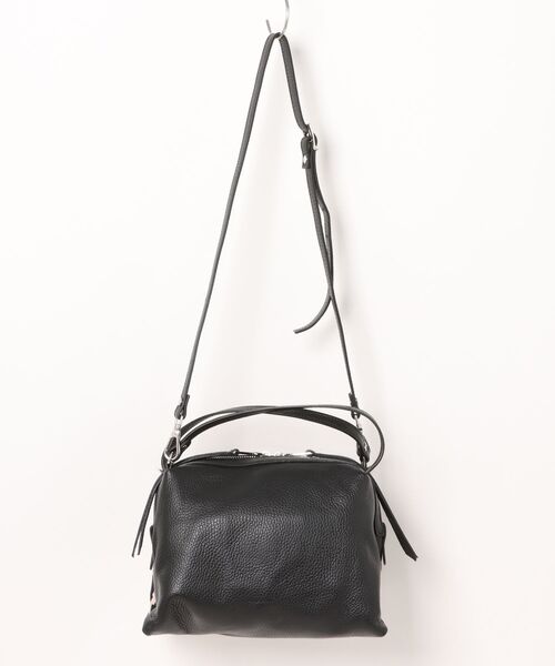RIPANI（リパーニ）の「【RIPANI】ボックスシルエットレザーコンビバッグ(Q56462)（ハンドバッグ・レディース・ブラック系その他・ALL）」の2枚目の写真