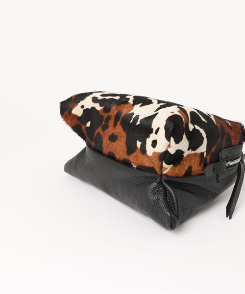 RIPANI（リパーニ）の「【RIPANI】ボックスシルエットレザーコンビバッグ(Q56462)（ハンドバッグ・レディース・ブラック系その他・ALL）」の3枚目の写真