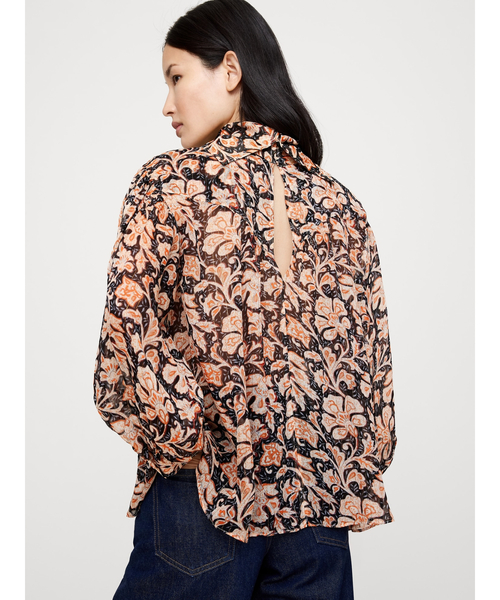 Banana Republic(バナナリパブリック)の「ルレックス ストライプ リバース ウエスタンシャツ(シャツ/ブラウス・レディース・ブラウン系その他・XS/M/L/S)」の5枚目の写真